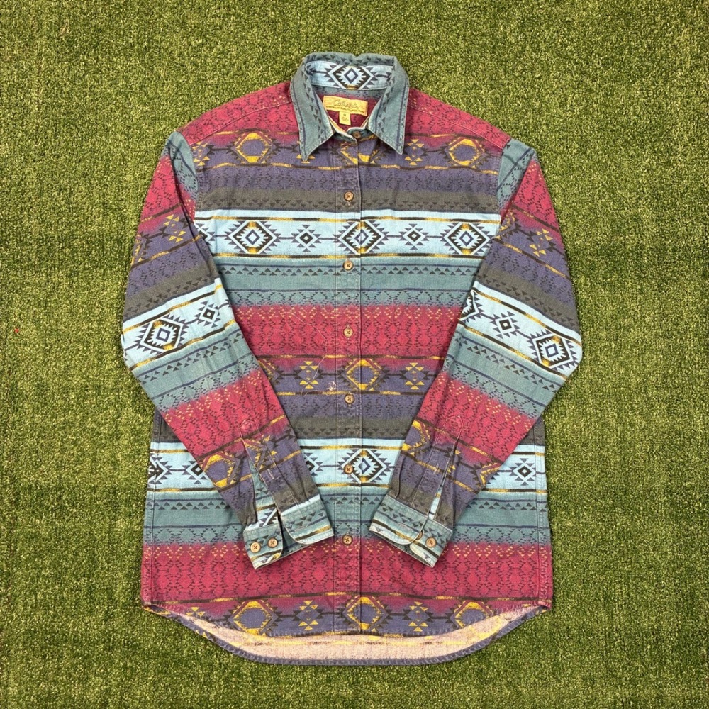 Vintage 90's Cabela's Southwestern Aztec Button Up Shirt